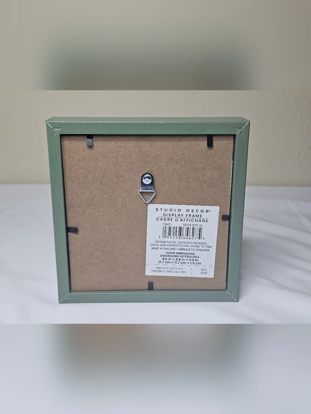 Moth Shadow Box Wall Art - Handcrafted - Picture 2 of 5